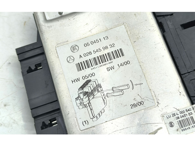 Pojistková skříňka a0285459832 Mercede-Benz S W220 2001