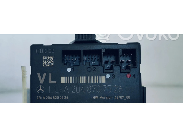 Блок управления A2048707526   Mercedes-Benz GLK (X204)
