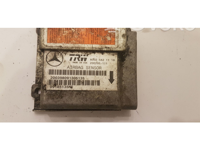 Блок подушек безопасности A0025421118, 200195111 Mercedes-Benz ML W163