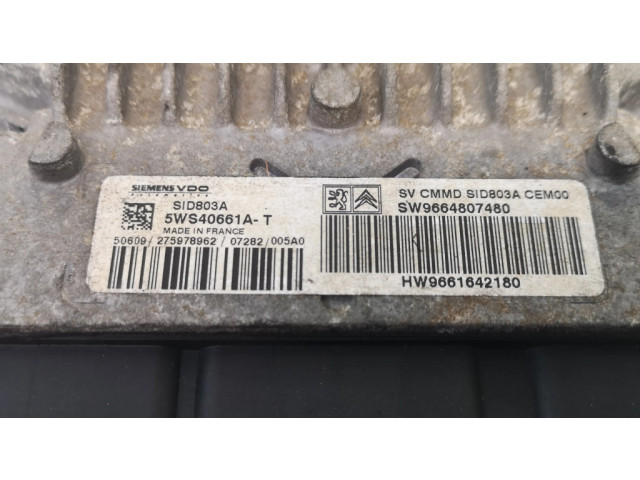 Блок управления двигателя 9664807480, 9661642180   Peugeot Expert
