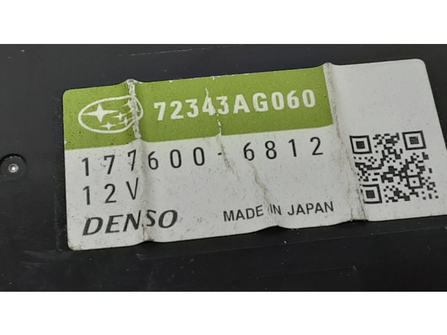 Блок управления климат-контролем 72343AG060, 1776006812 Subaru Legacy