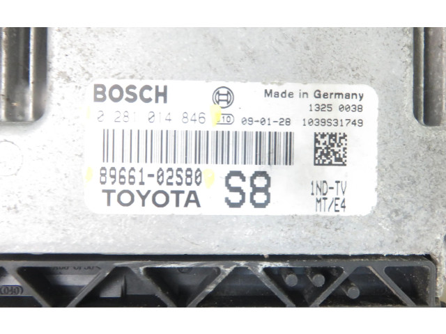 Řídící jednotka 0281014846, 8966102S80 Toyota Auris 150 2009