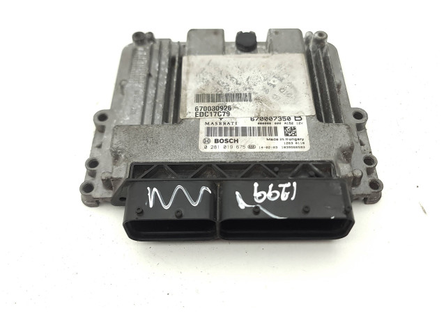 Блок управления двигателя 670030926, EDC17C79 Maserati Ghibli