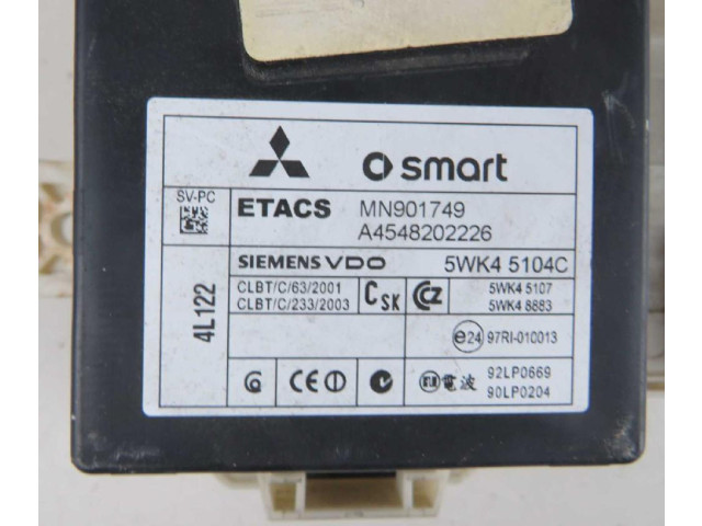 Pojistková skříňka 5WK45104C, Siemens Smart ForFour II W453 2014