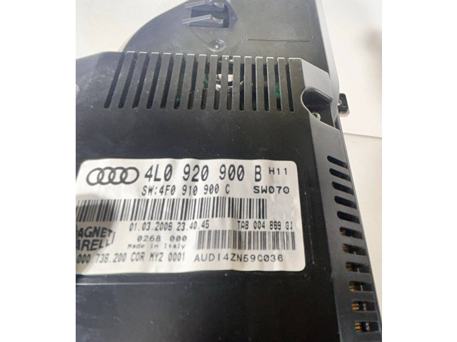 Přístrojová deska Audi Q7 4L 2009 4L0920900B, 4F0910900C