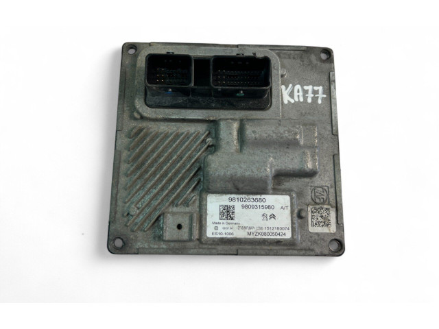 Блок управления коробкой передач 9810263680, 9809315980   Citroen C4 Cactus