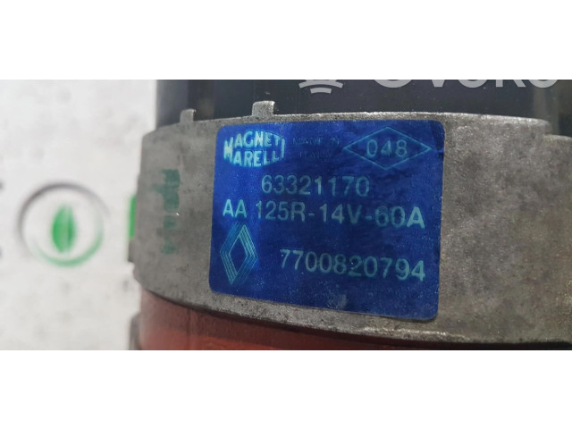 Генератор 7700820794, 7700820794   Renault Twingo I      