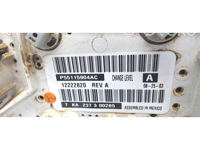 Блок управления климат-контролем P55115904AC Jeep Grand Cherokee (WJ)