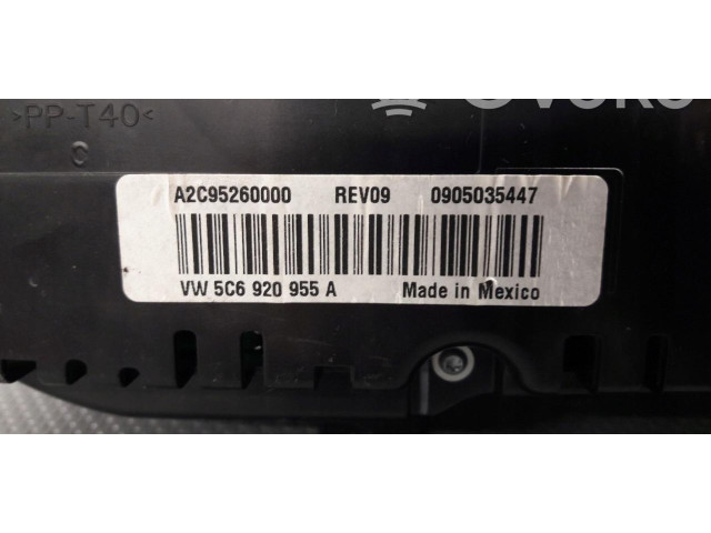 Панель приборов 5c6920955a Volkswagen Jetta USA