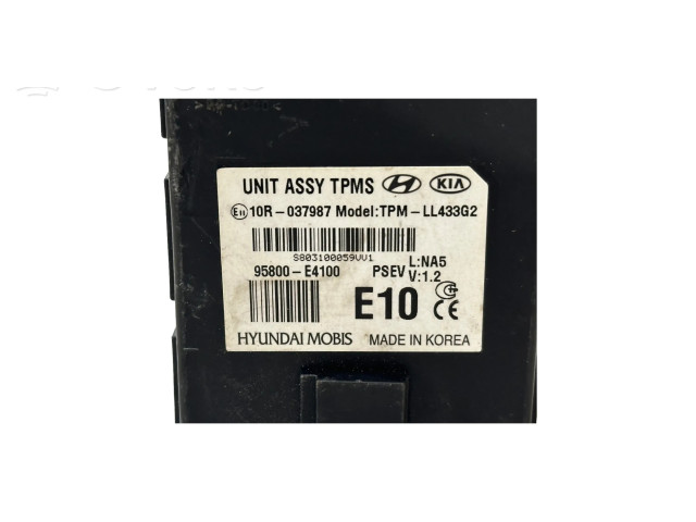 Блок управления 95800E4100, 10R037987   KIA Optima