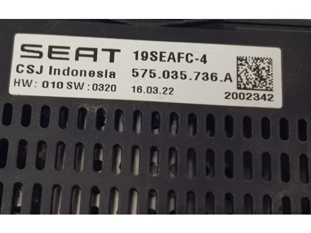 Блок управления 575035736A, 575035736A   Seat Ibiza V (KJ)