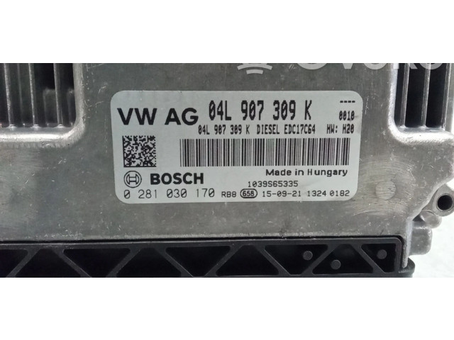 Řídící jednotka 04L907309K, 0281030170 Volkswagen Tiguan 2015