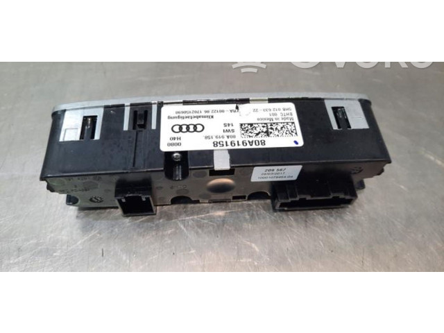 Блок управления климат-контролем 80A919158 Audi Q5 SQ5