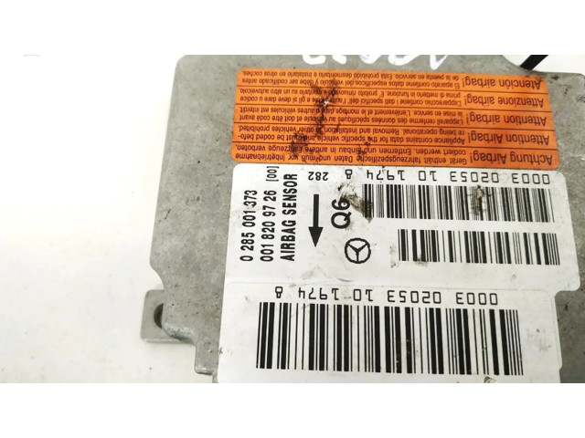 Блок подушек безопасности 0018209726, 0285001373   Mercedes-Benz C W203