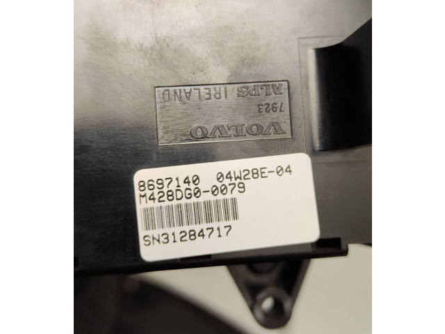 Блок управления климат-контролем 8697140, 04W28E04 Volvo S60
