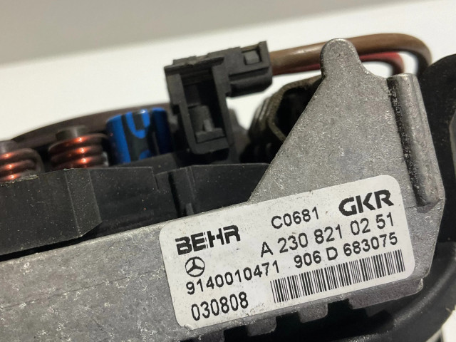 Вентилятор печки    A2308210251, 2308210251   Mercedes-Benz E W211