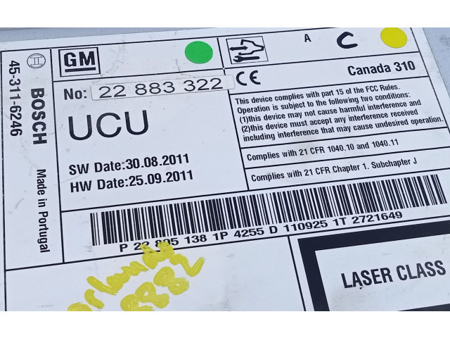 Блок подушек безопасности 95034199, 22883322   Chevrolet Orlando