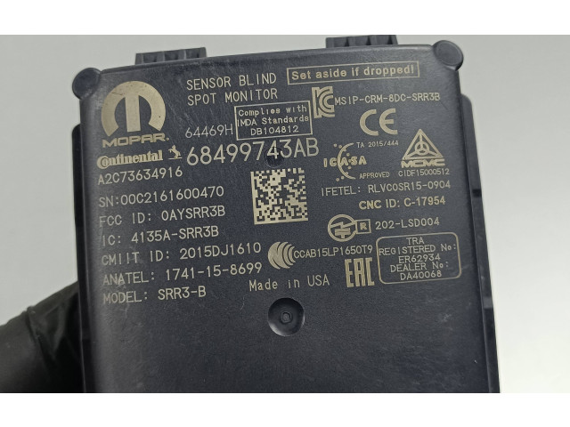 Датчик слепых зон 68499743AB, 68499745AB Jeep Grand Cherokee