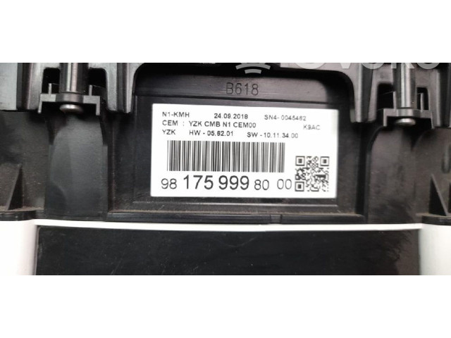 Спидометр (приборный щиток) 9817599980 Citroen Berlingo