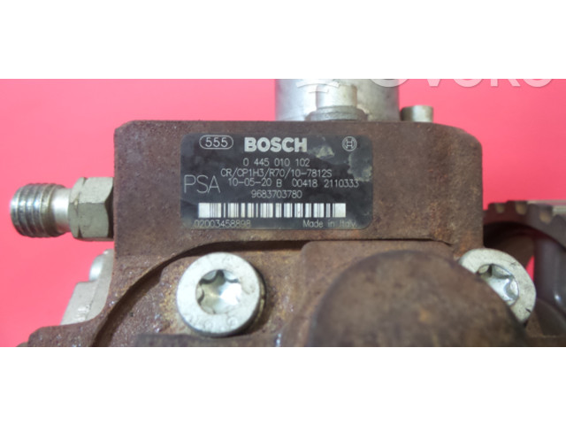 Vstřikovací čerpadlo 0445010102, 9683703780 Peugeot 3008 I