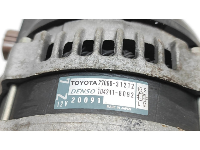 Генератор 1042118092, 20091   Lexus IS III XE30 2.5     