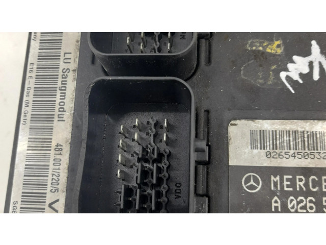 Řídící jednotka A0265450532 Mercedes-Benz A W169 2009