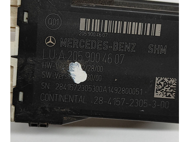 Поршень Модуль управления сидением OM 651.921 A2059004607  Mercedes-Benz C W205  