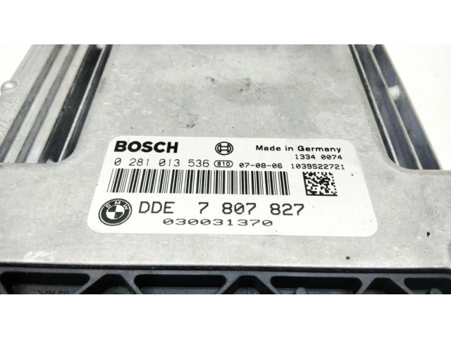 Řídící jednotka 7807827, 0281013536 BMW 3 E92 E93 2008