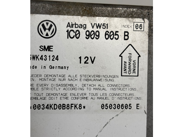 Блок подушек безопасности 1C0909605B, 05030605E   Volkswagen PASSAT B5.5