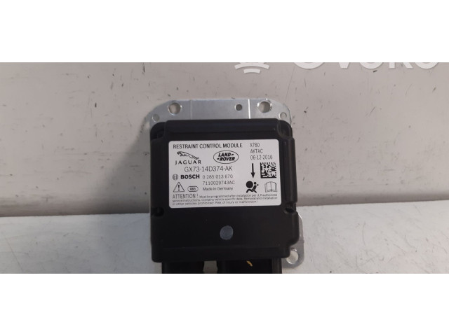 Блок подушек безопасности GX7314D374AK Jaguar XE