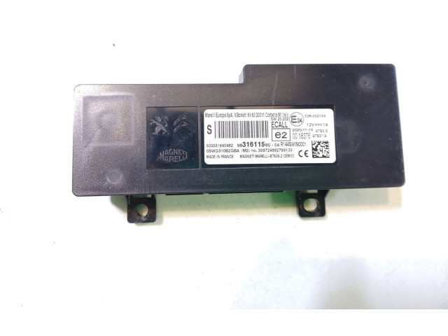 Блок управления 9831611580 Citroen Berlingo