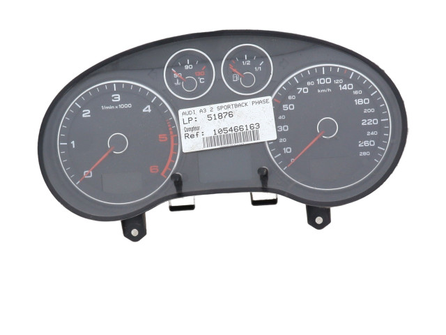 Панель приборов 8P0920932C   Audi A3 S3 A3 Sportback 8P       