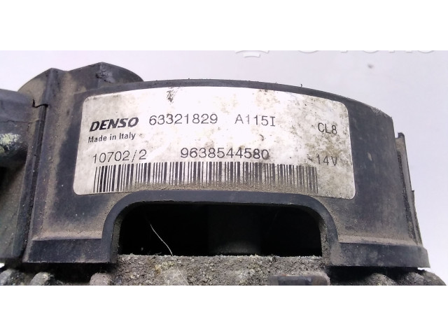 Генератор 63321829, 9638544580   Peugeot 307 1.4     