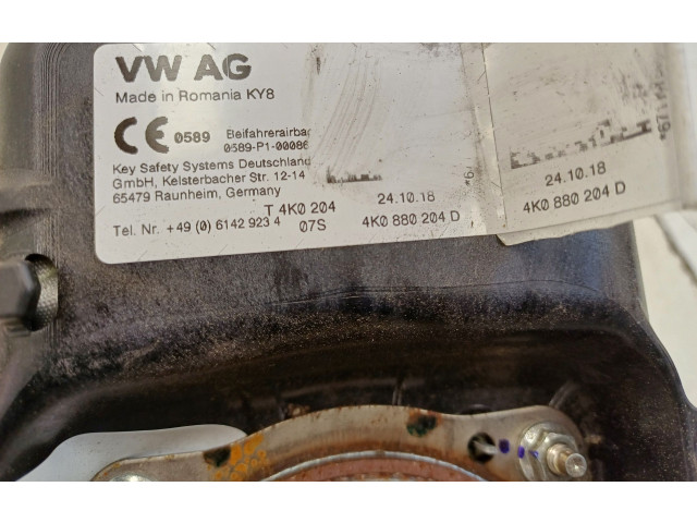 Подушка безопасности пассажира 4K0880204D   Audi A6 S6 C8 4K