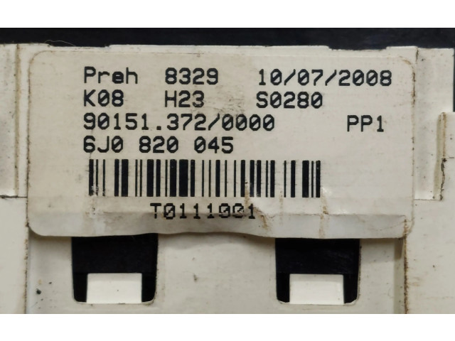 Блок управления климат-контролем 6J0820045, 90151372 Seat Ibiza IV (6J,6P)