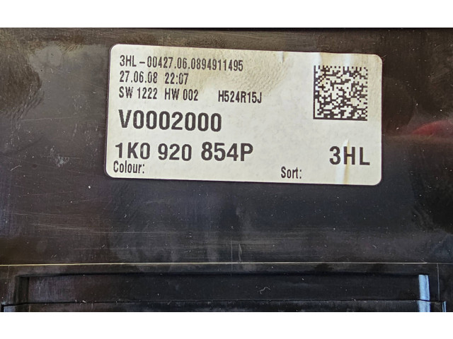 Панель приборов 1K0920854P, H524R15J   Volkswagen Jetta V       