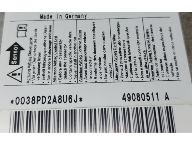 Блок подушек безопасности 1K0909605T, 5WK43412 Skoda Octavia Mk2 (1Z)