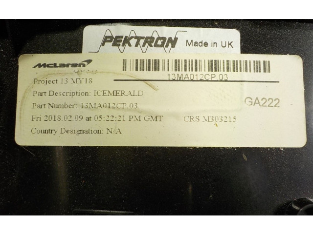 Přístrojová deska McLaren 570S 2018 13MA012CP03