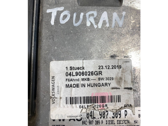 Блок управления двигателя 04L907309P, 04L906026GR Volkswagen Touran III