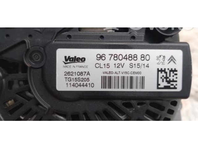 Генератор Valeo, 9678048880   Peugeot Partner      