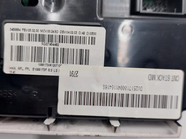 Блок управления климат-контролем Mini Cooper Roadster R59