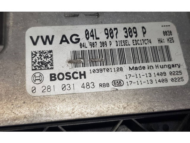 Блок управления двигателя 04L907309P, 04L906026LQ Skoda Superb B8 (3V)