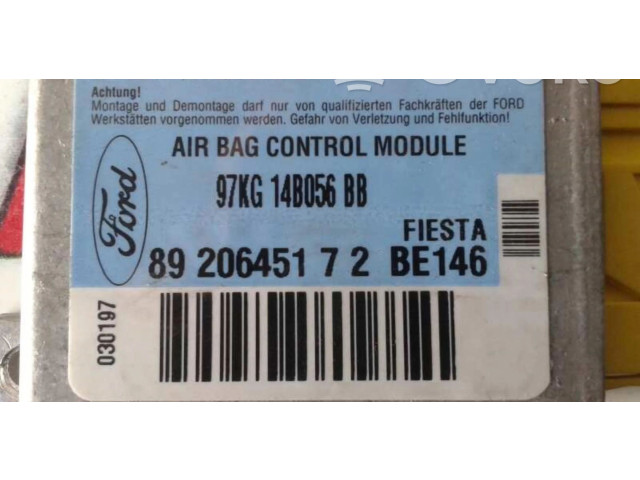 Блок подушек безопасности 97KG14B056BB, CENTRALITAAIRBAG   Ford Ka