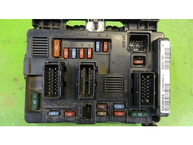 Pojistková skříňka Řídící jednotka BSM 9650618480   Citroen Berlingo 2008