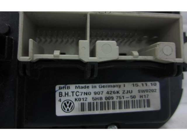 Блок управления климат-контролем 7N0907426K Volkswagen Touran II