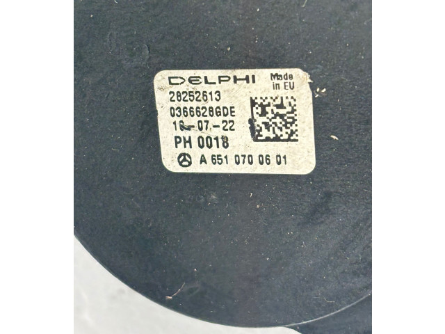 Vstřikovací čerpadlo A6510700601, 28252613 Mercedes-Benz C W204 651.911