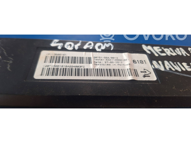 Блок управления климат-контролем 13585181, 901516640013   Opel Meriva B