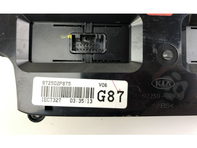 Блок управления климат-контролем 972502P875, 97250-2P875 KIA Sorento