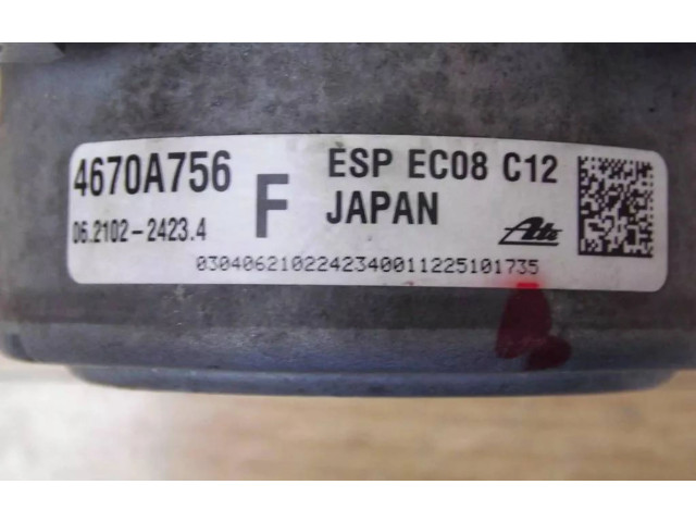 Блок АБС 4670A756 Mitsubishi Outlander 2013 - 2021 года