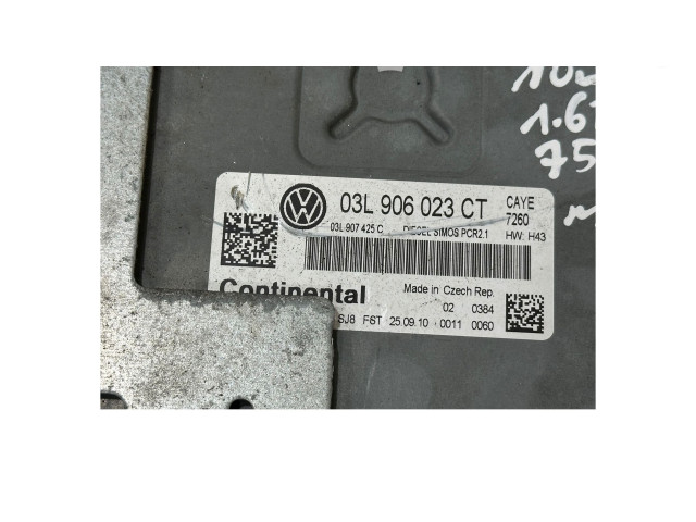 Блок управления 03L906023CT, 03L907425C   Volkswagen Caddy